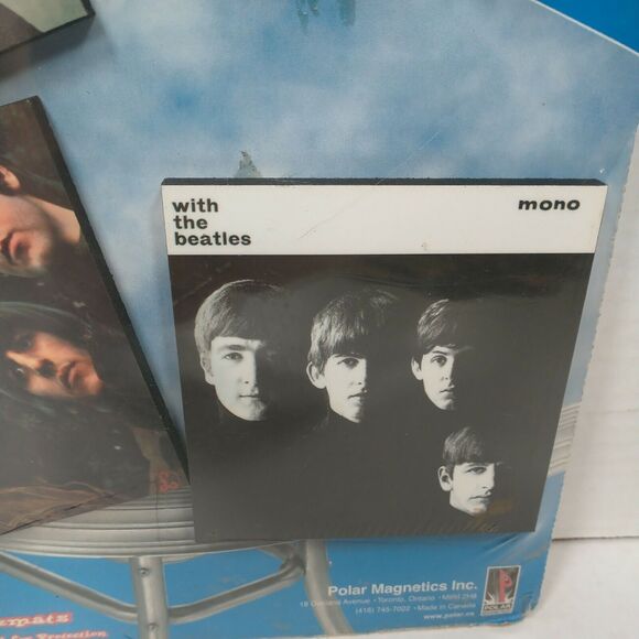 The Beatles Set of 4 Album Cover Coasters Legends of the Table Polar Magnetics - Picture 5 of 7